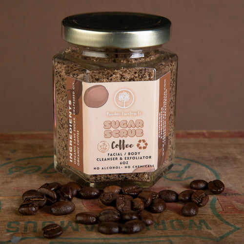 Natural Coffee Sugar Scrub- 6oz